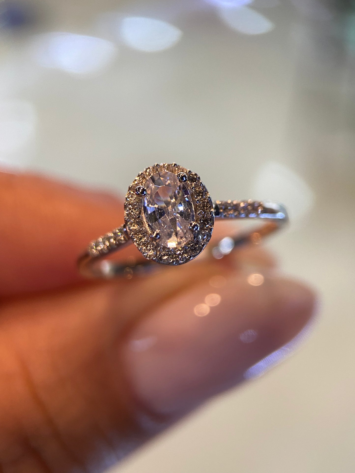 Anillo de compromiso en oro