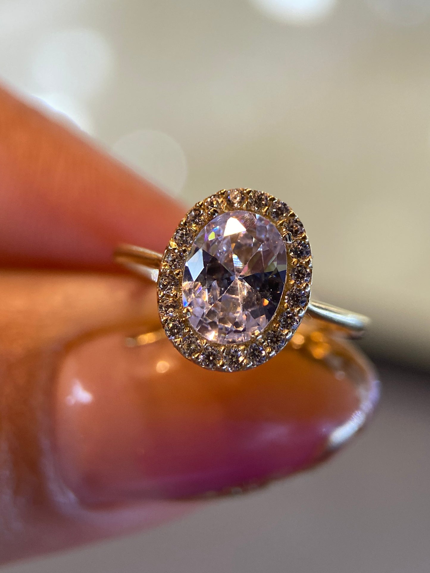 Anillo de compromiso en oro