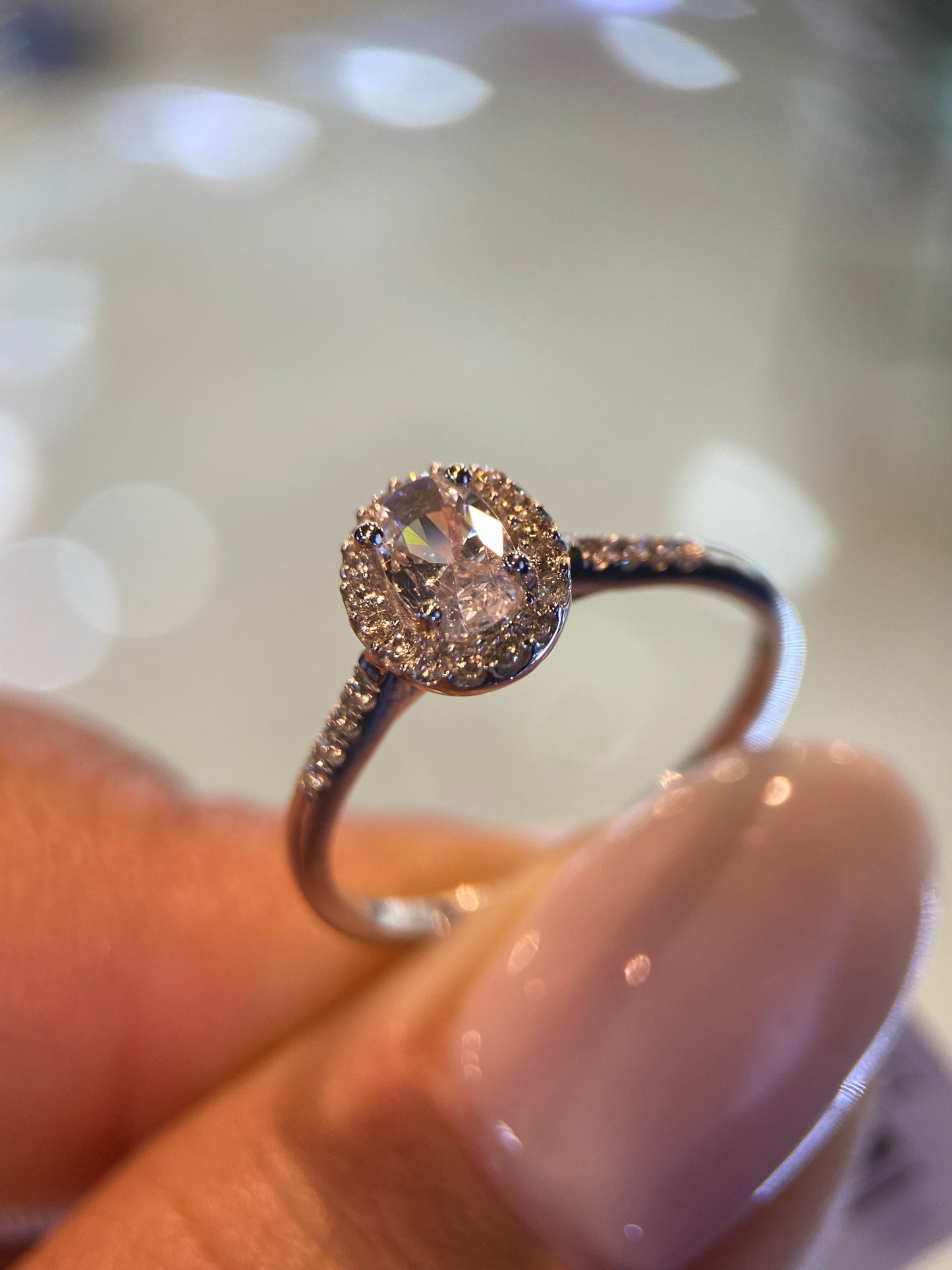 Anillo de compromiso en oro