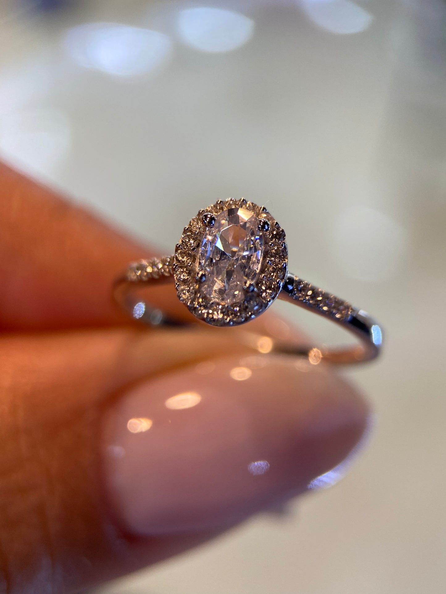 Anillo de compromiso en oro