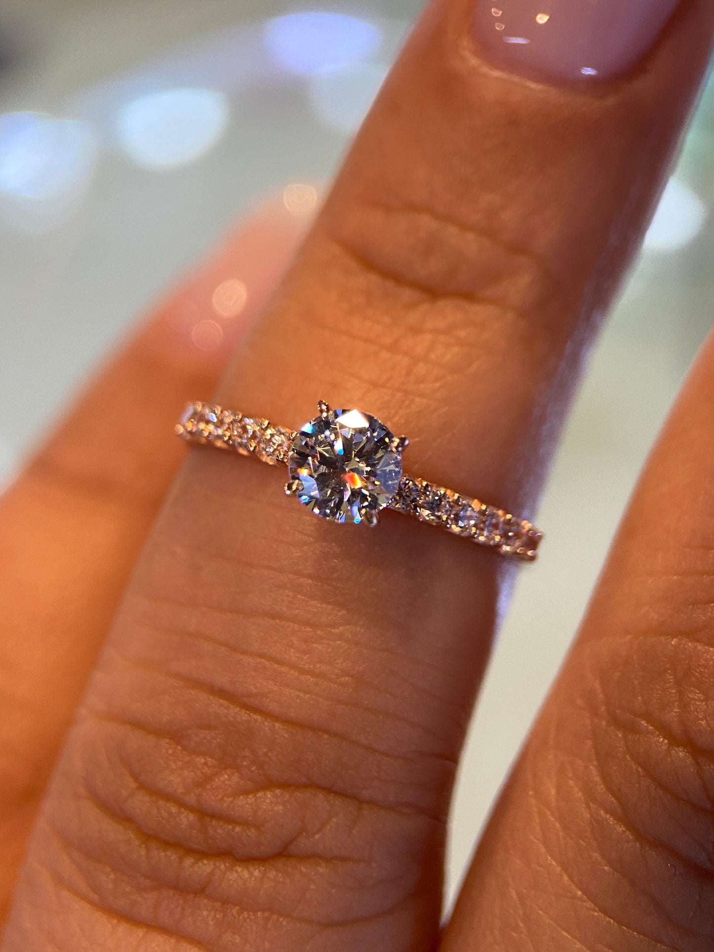 Anillo de compromiso en oro