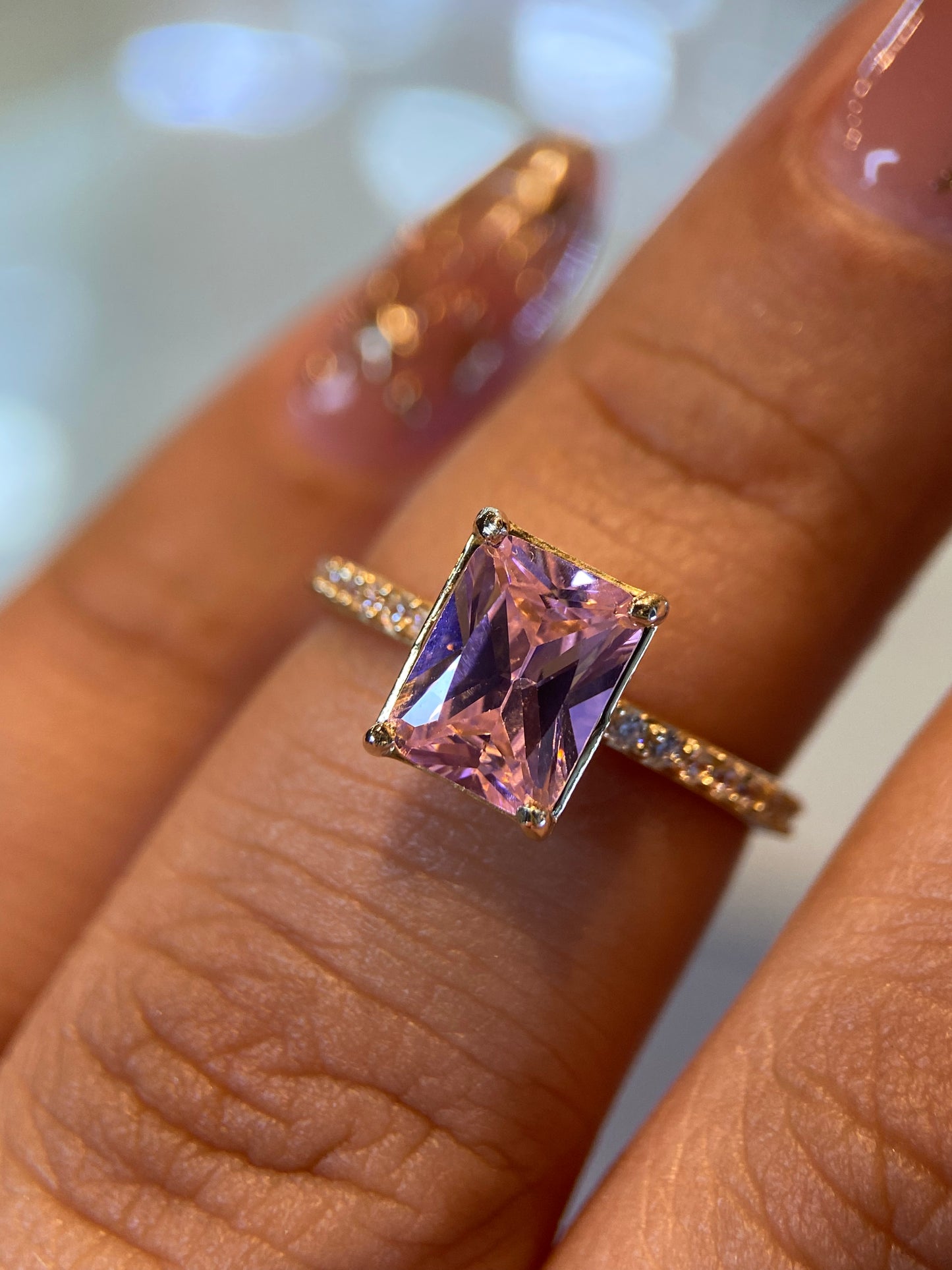 Anillo de compromiso en oro