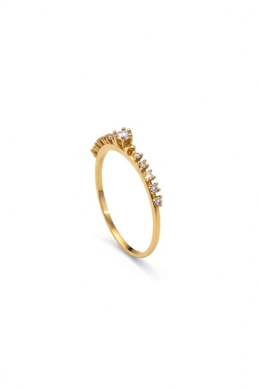 Anillo Danielle en oro 0.14 ct