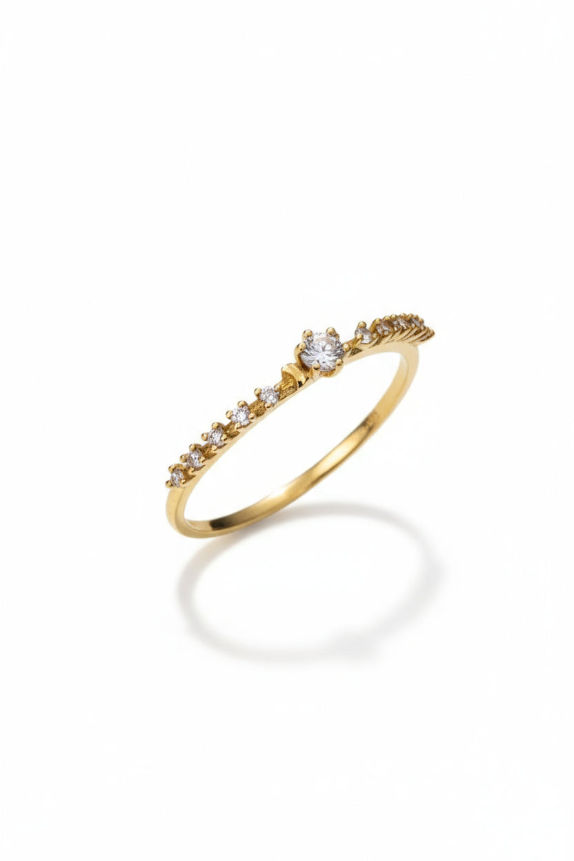 Anillo Danielle en oro 0.14 ct
