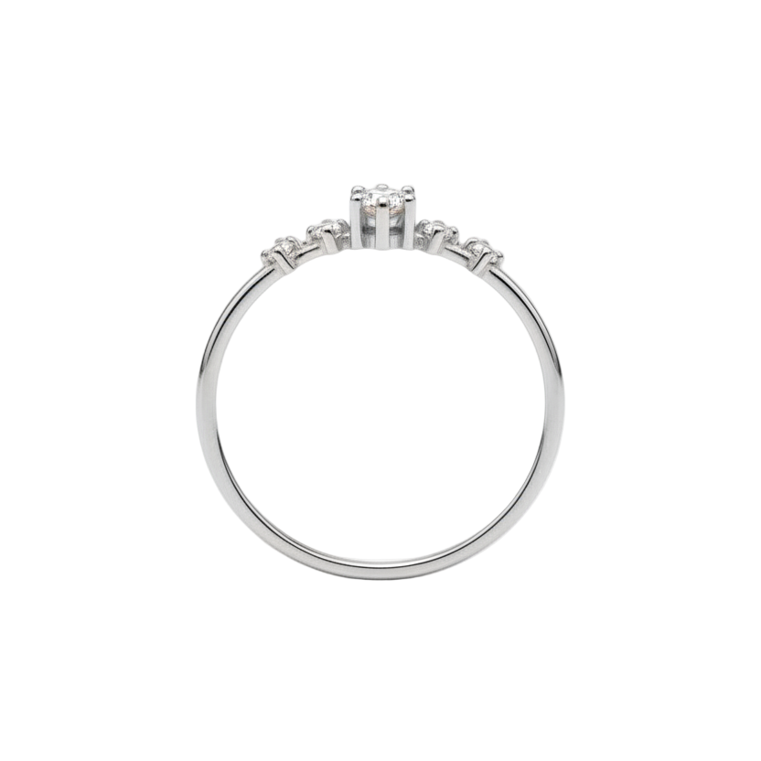 Anillo Ariana en oro 0.10 ct