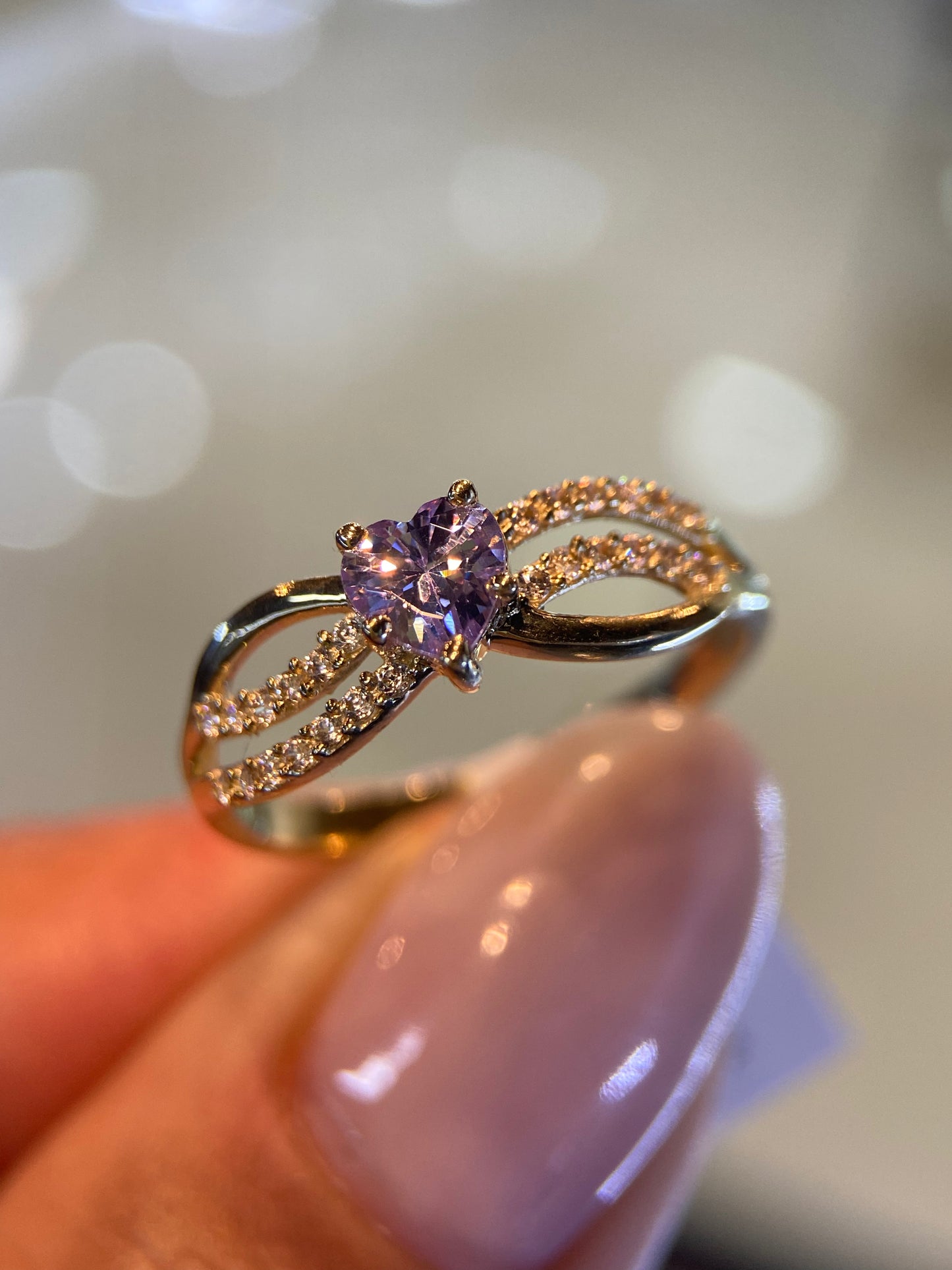 Anillo de compromiso en oro