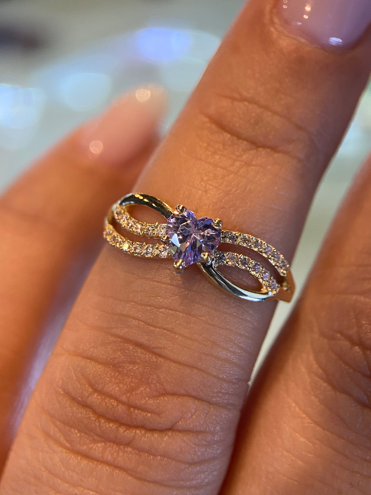 Anillo de compromiso en oro