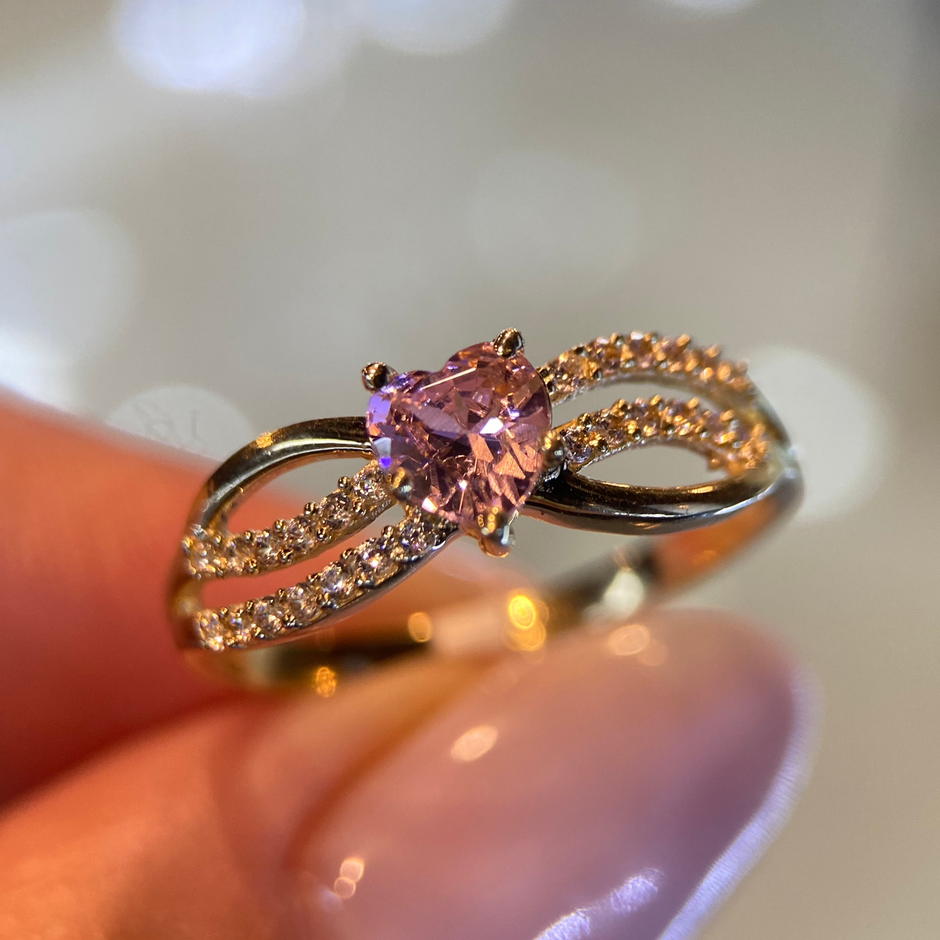 Anillo de compromiso en oro