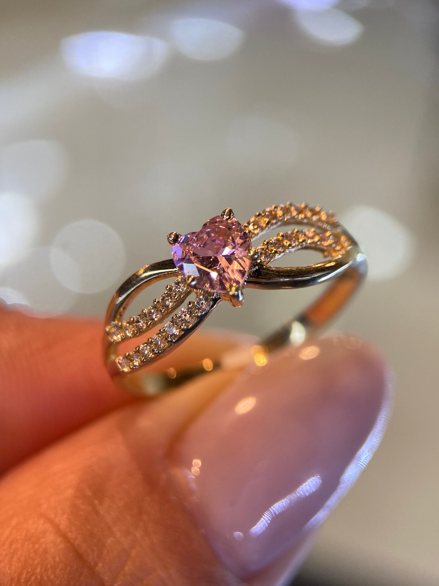Anillo de compromiso en oro