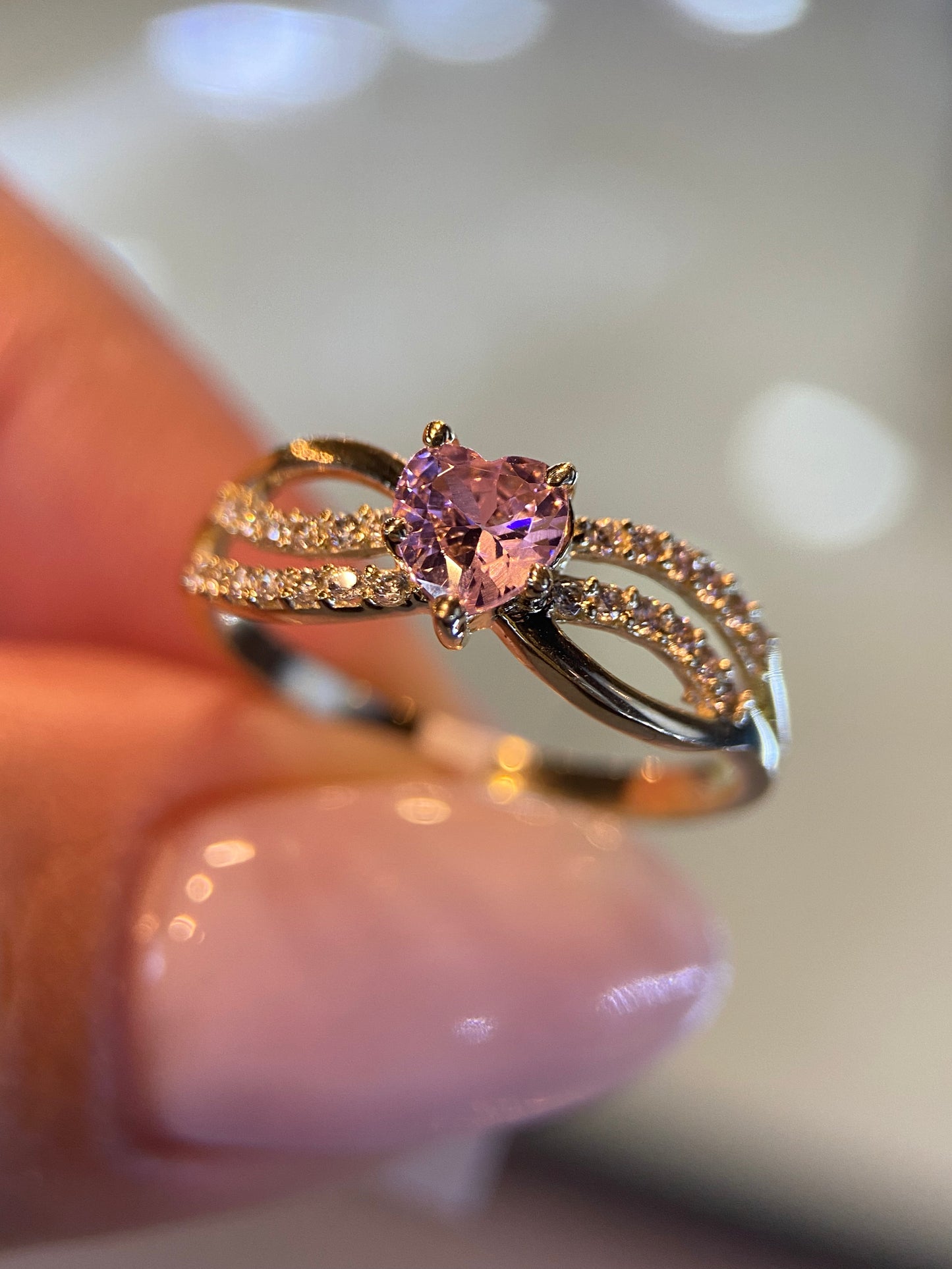 Anillo de compromiso en oro
