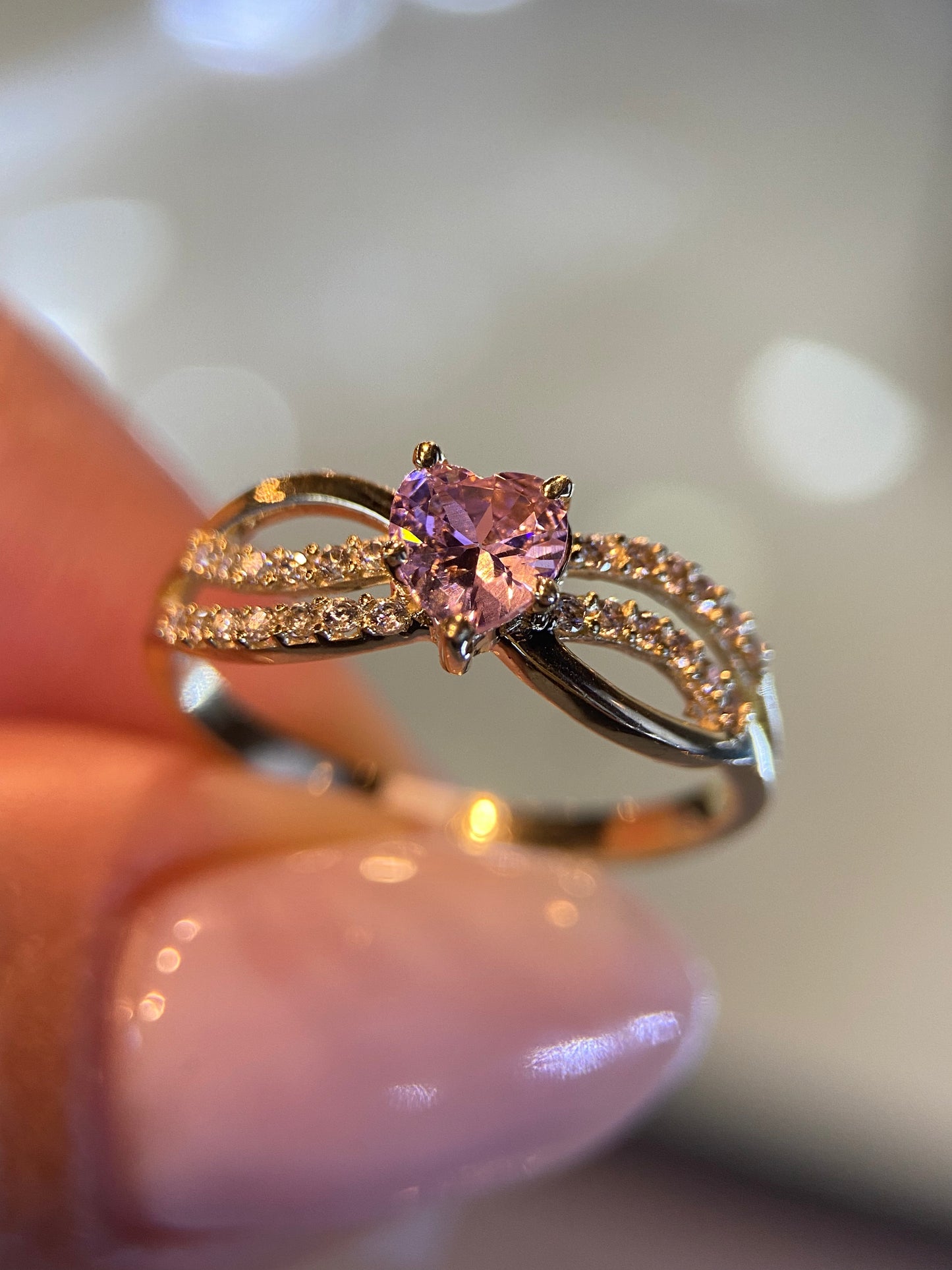 Anillo de compromiso en oro