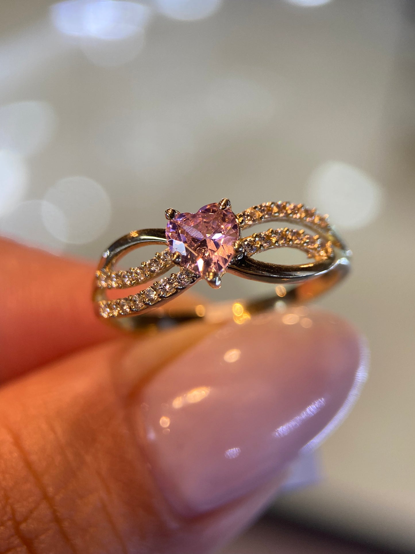 Anillo de compromiso en oro