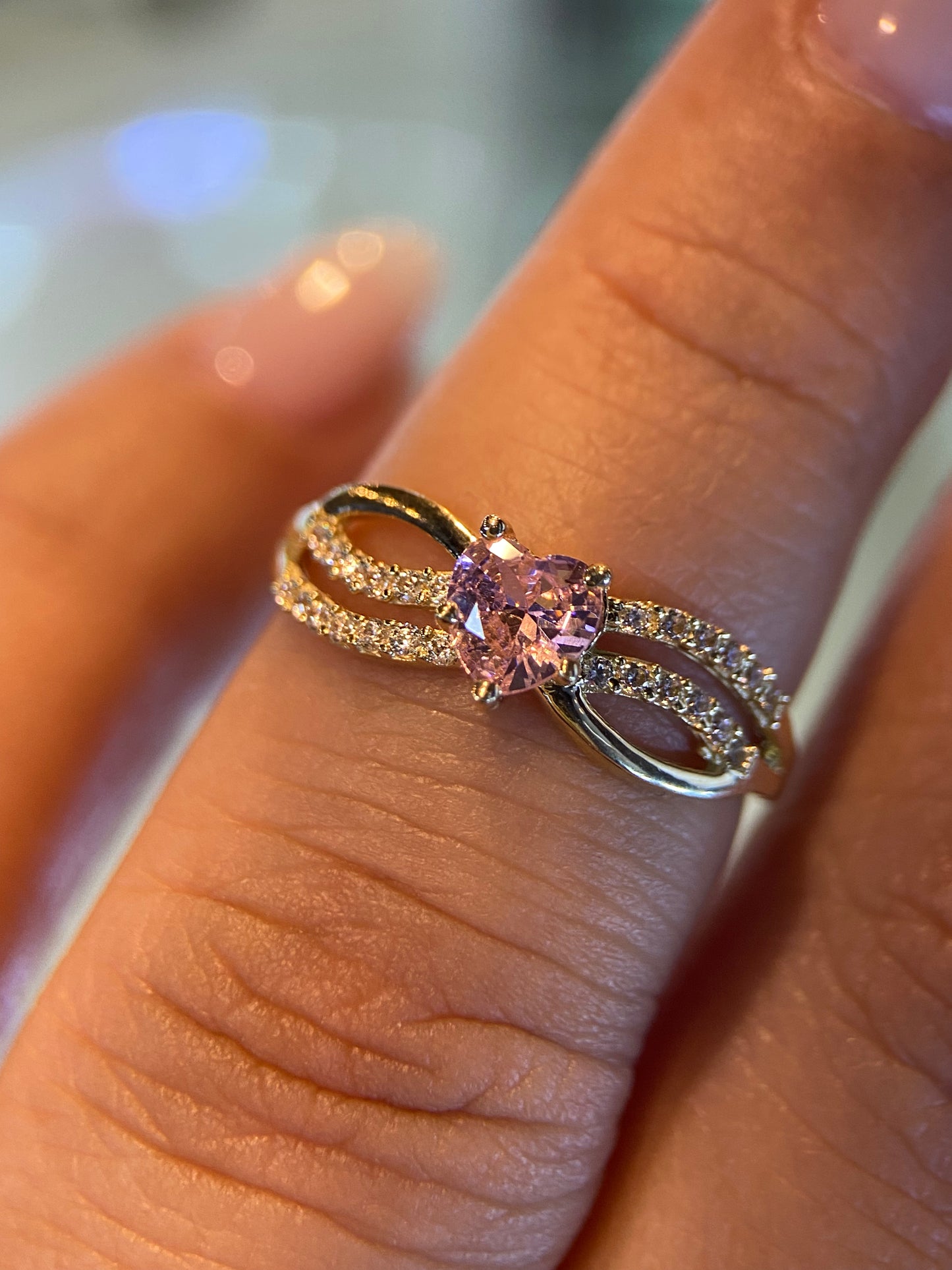 Anillo de compromiso en oro