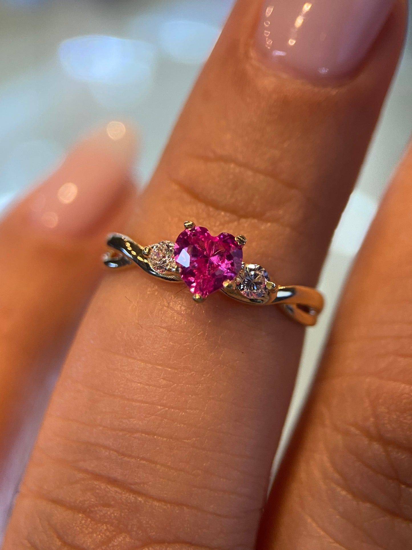 Anillo de compromiso en oro