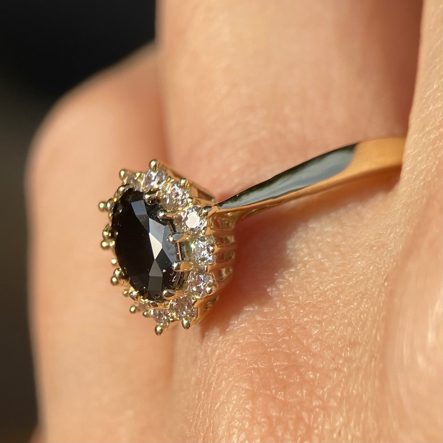 Anillo de compromiso en oro