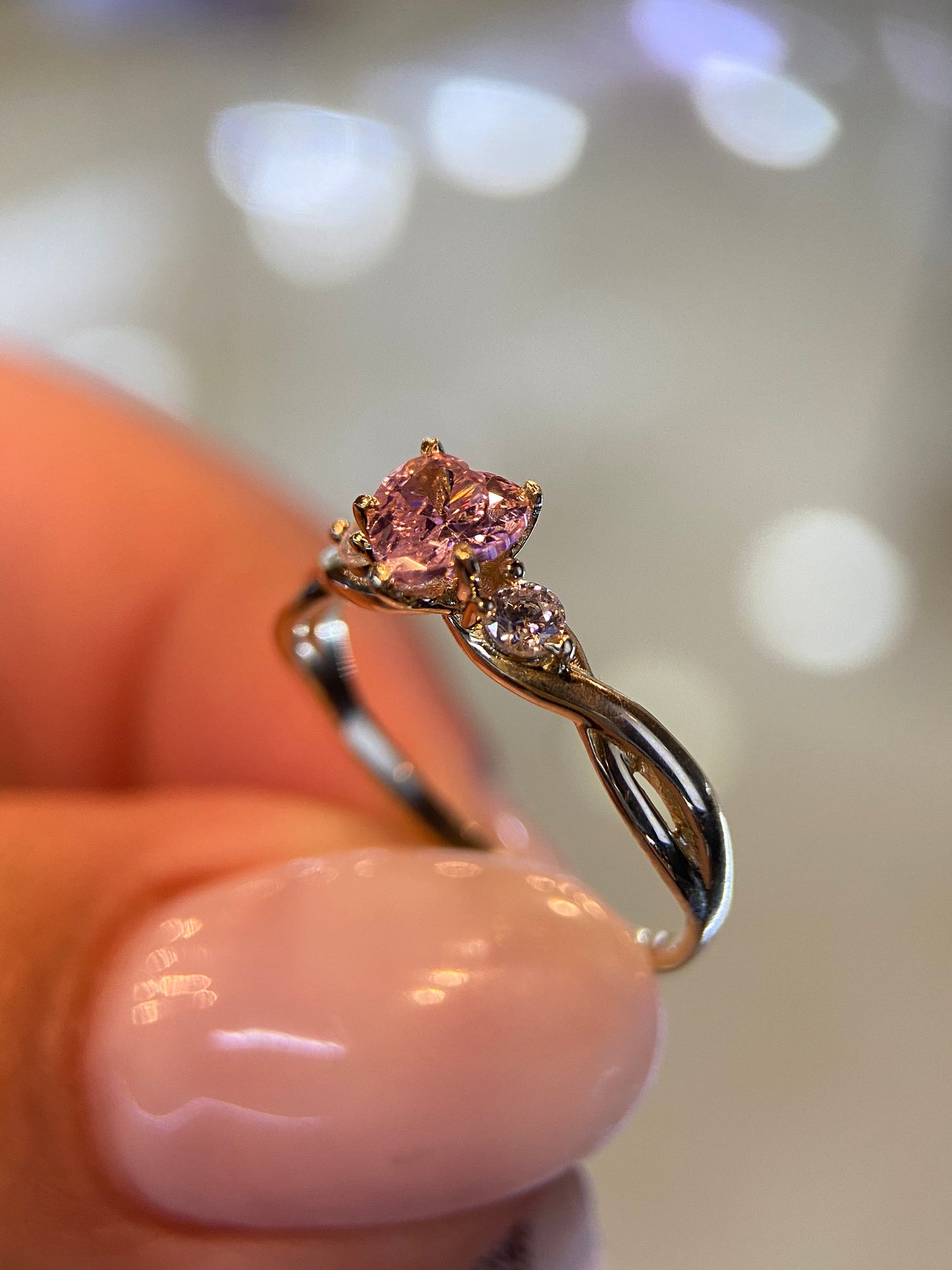 Anillo de compromiso en oro