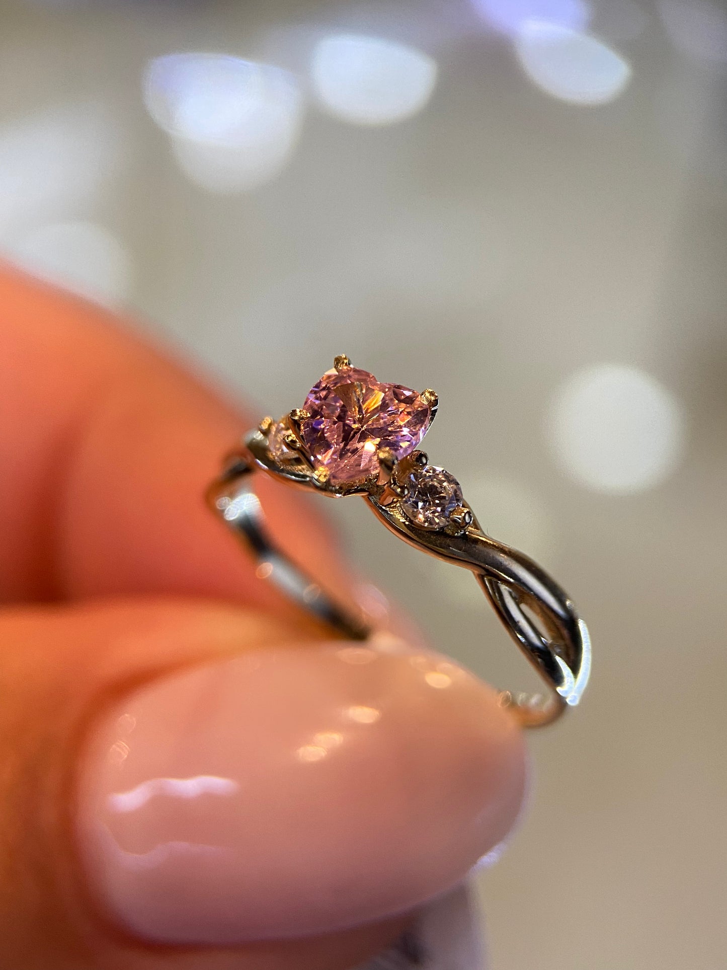Anillo de compromiso en oro