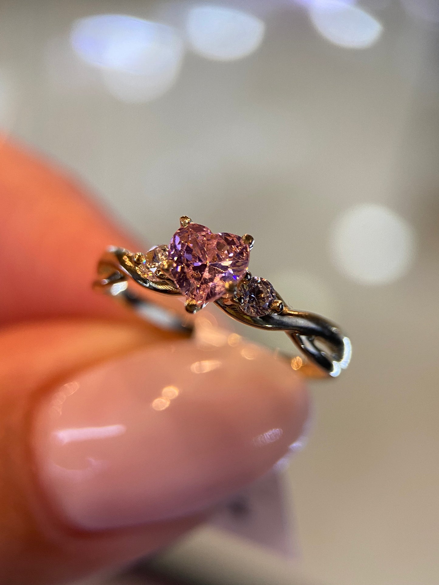 Anillo de compromiso en oro