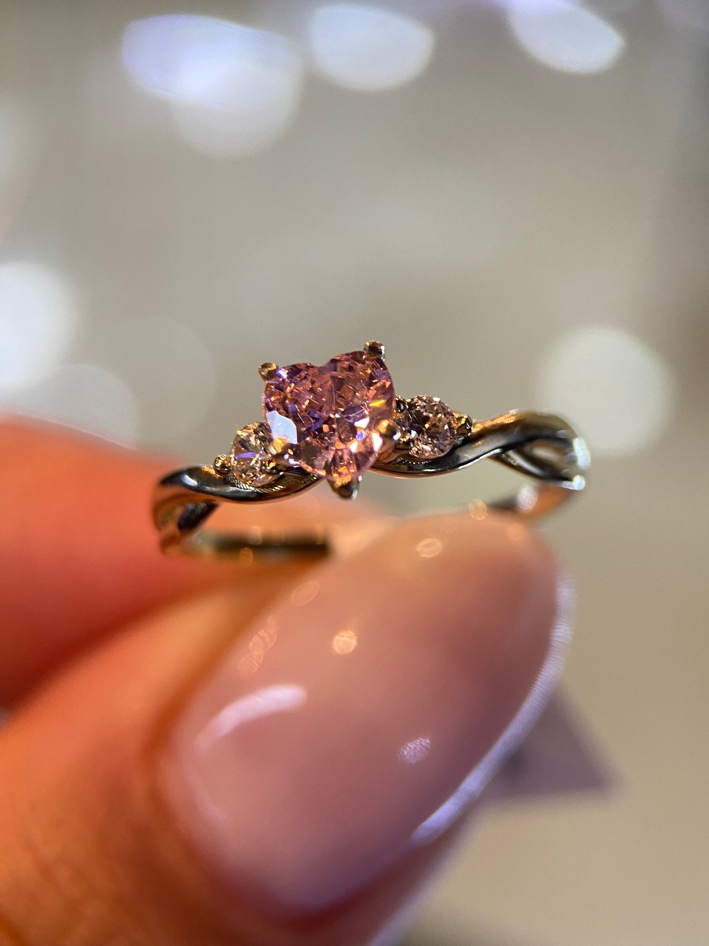 Anillo de compromiso en oro