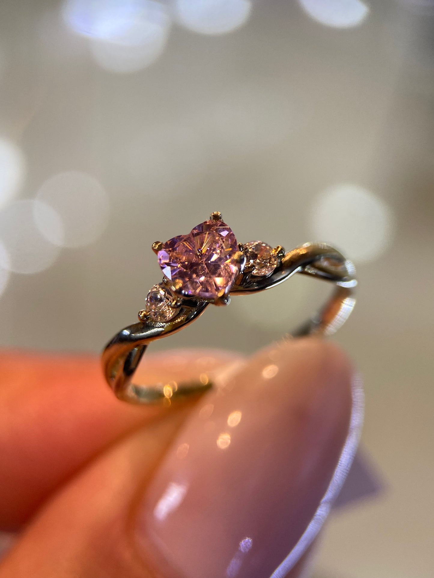Anillo de compromiso en oro