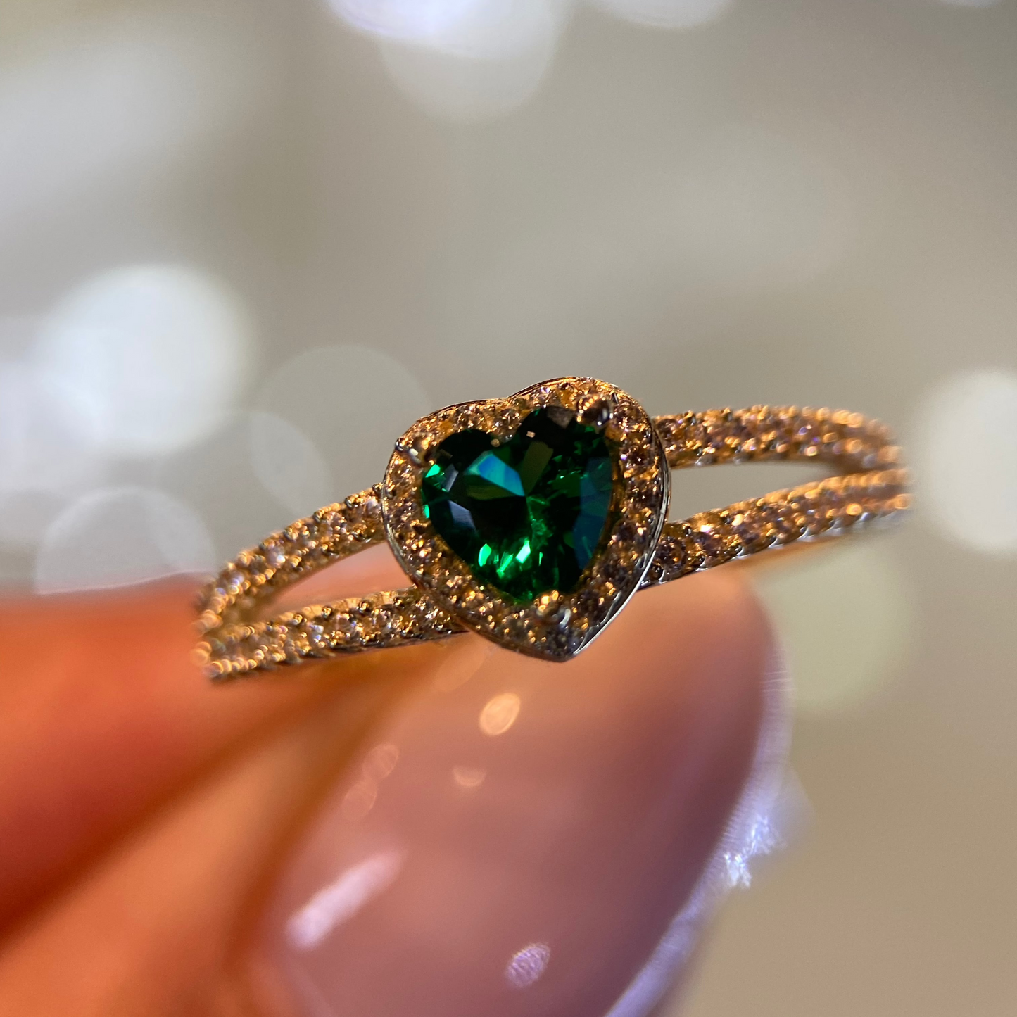 Anillo de compromiso en oro