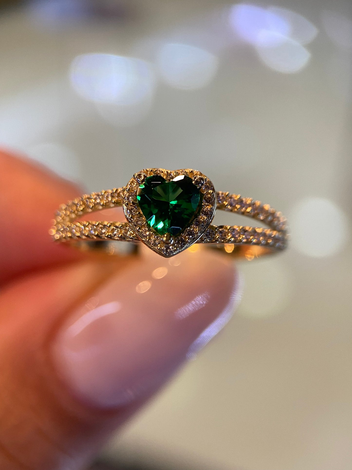 Anillo de compromiso en oro
