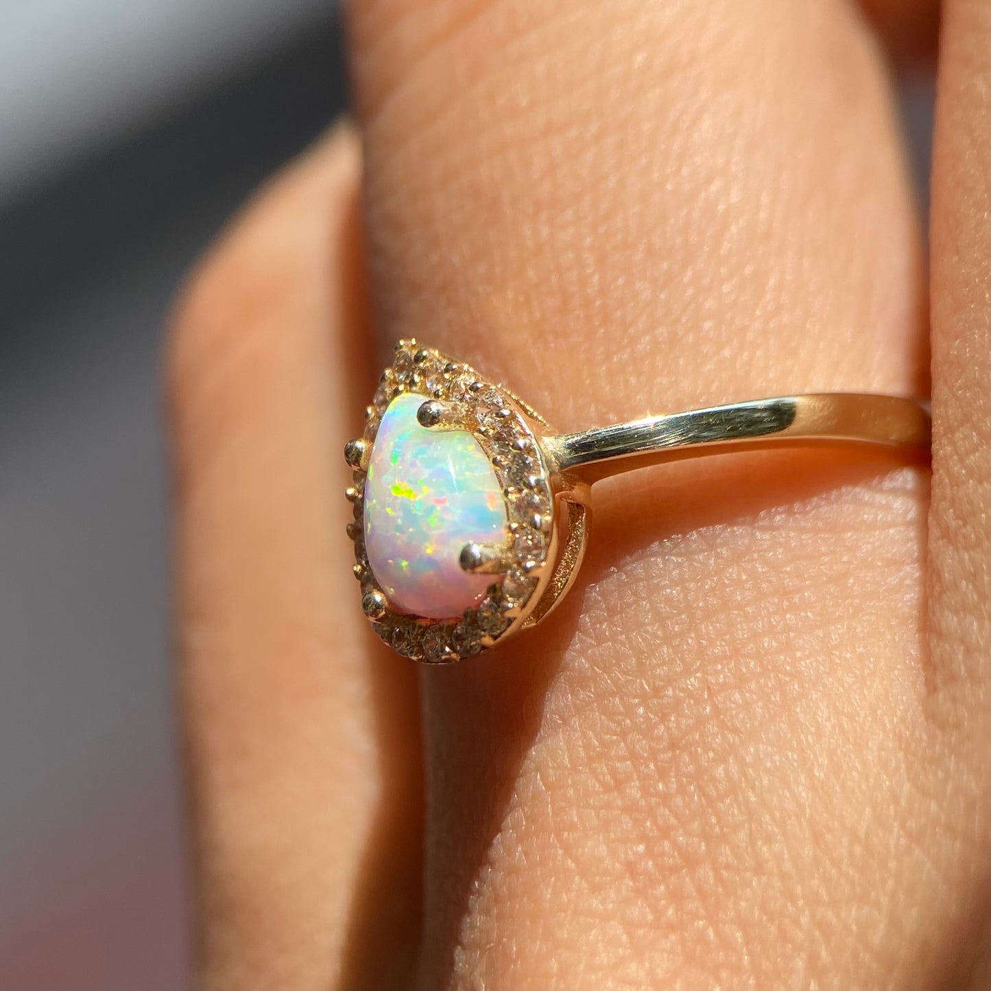 Anillo de compromiso en oro