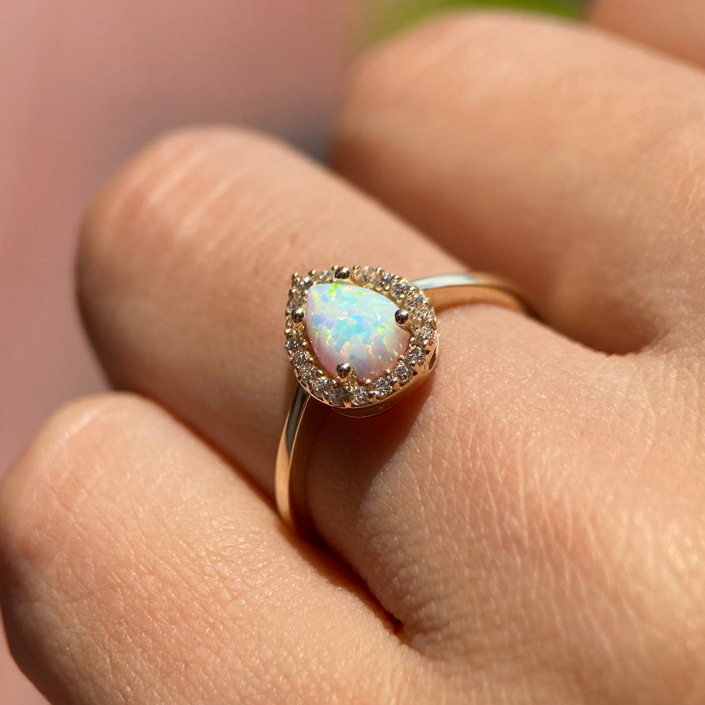 Anillo de compromiso en oro