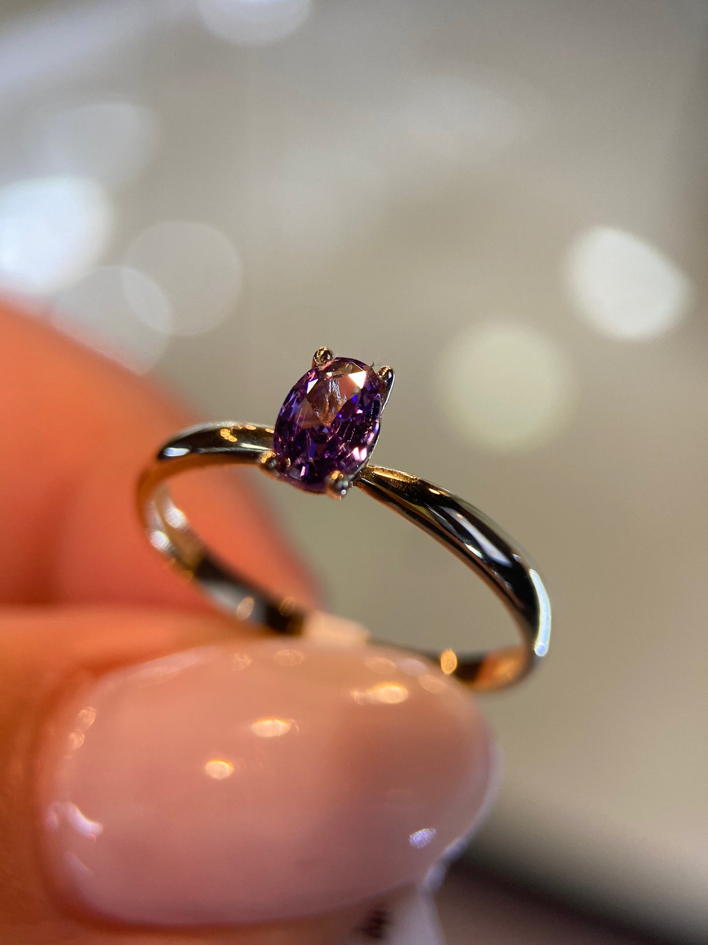 Anillo de compromiso en oro