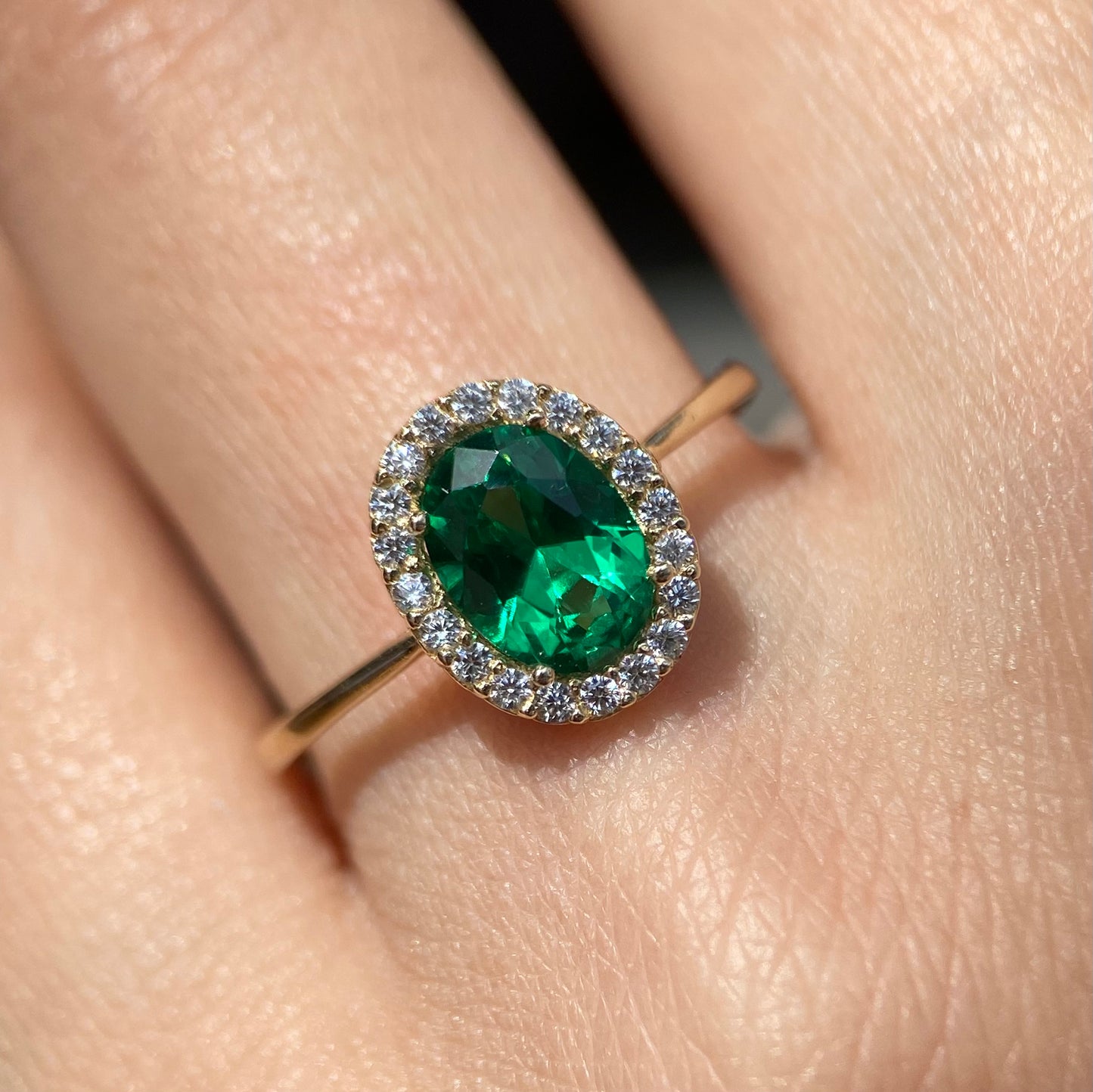 Anillo de compromiso en oro