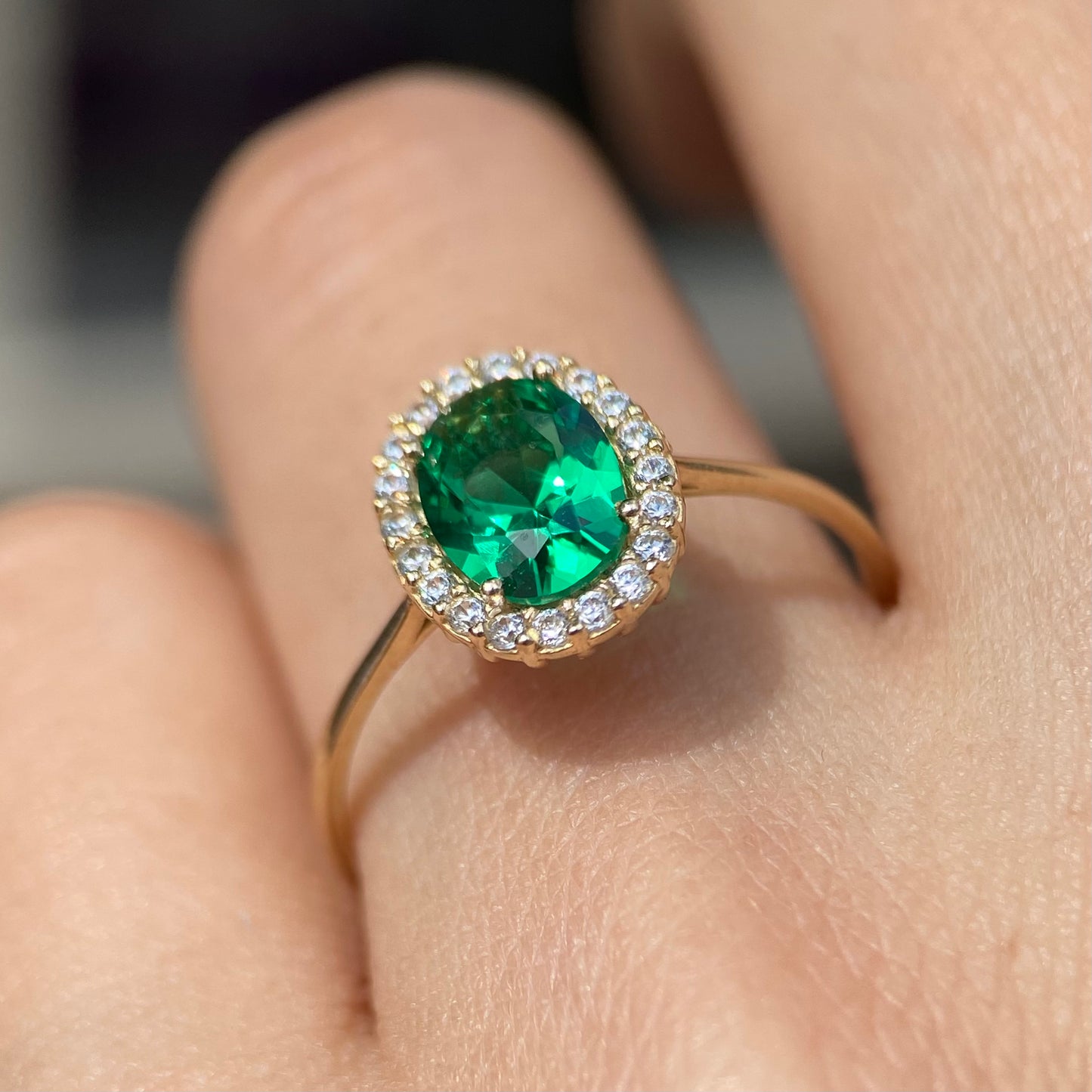 Anillo de compromiso en oro