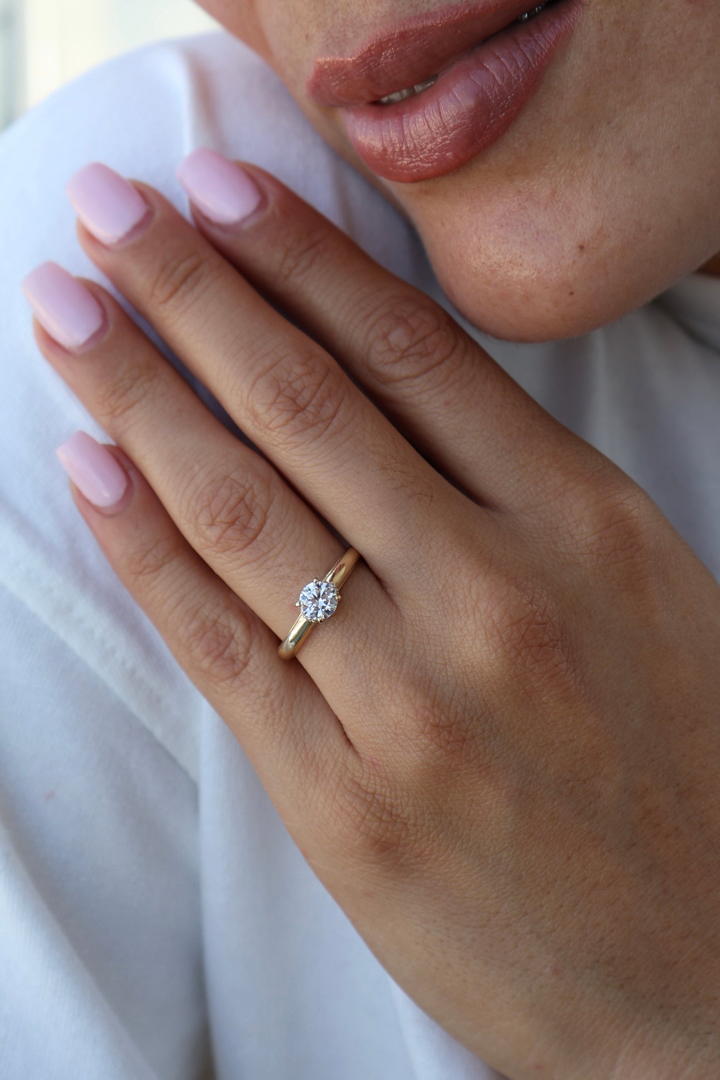 Anillo en Oro Amarillo 14k con Circonia Mod.16001