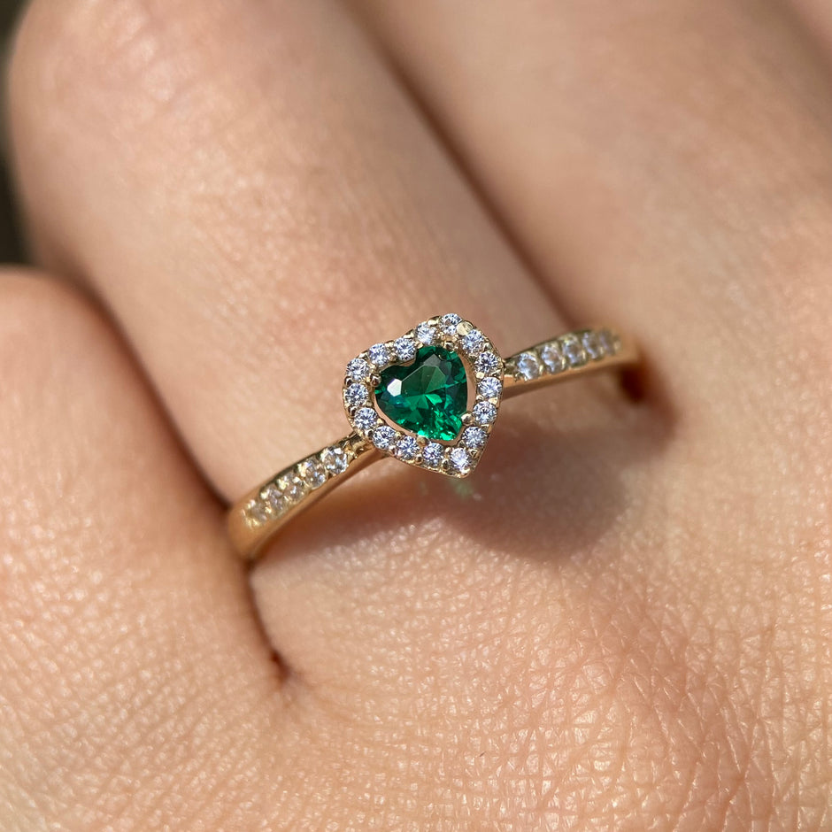 Anillo de compromiso en oro