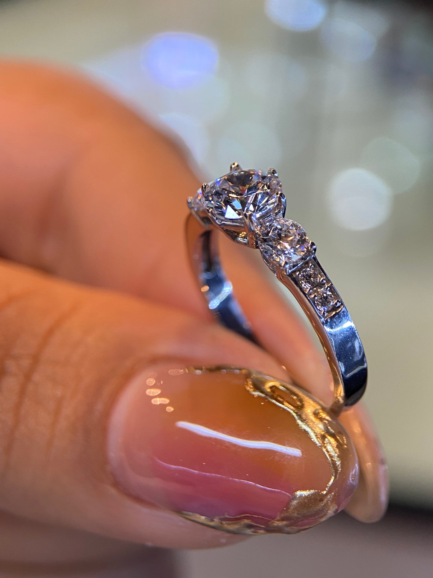 Anillo de compromiso en oro