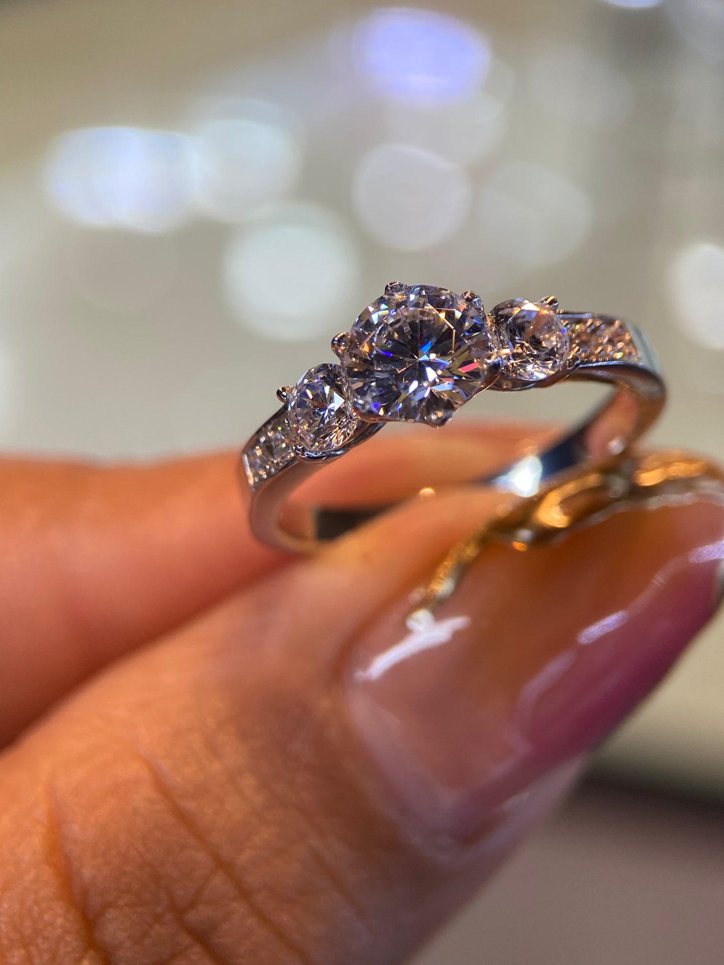 Anillo de compromiso en oro