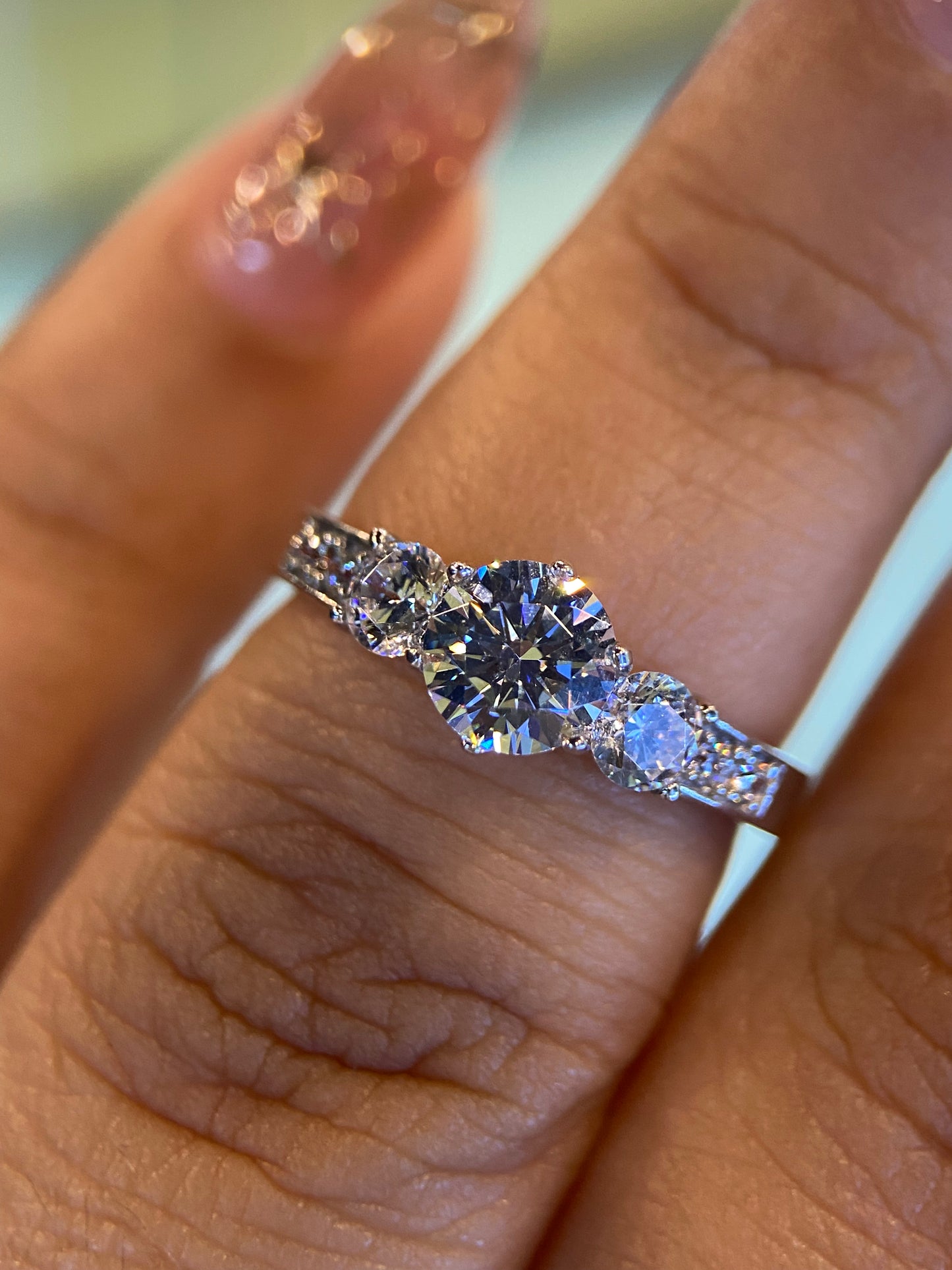 Anillo de compromiso en oro