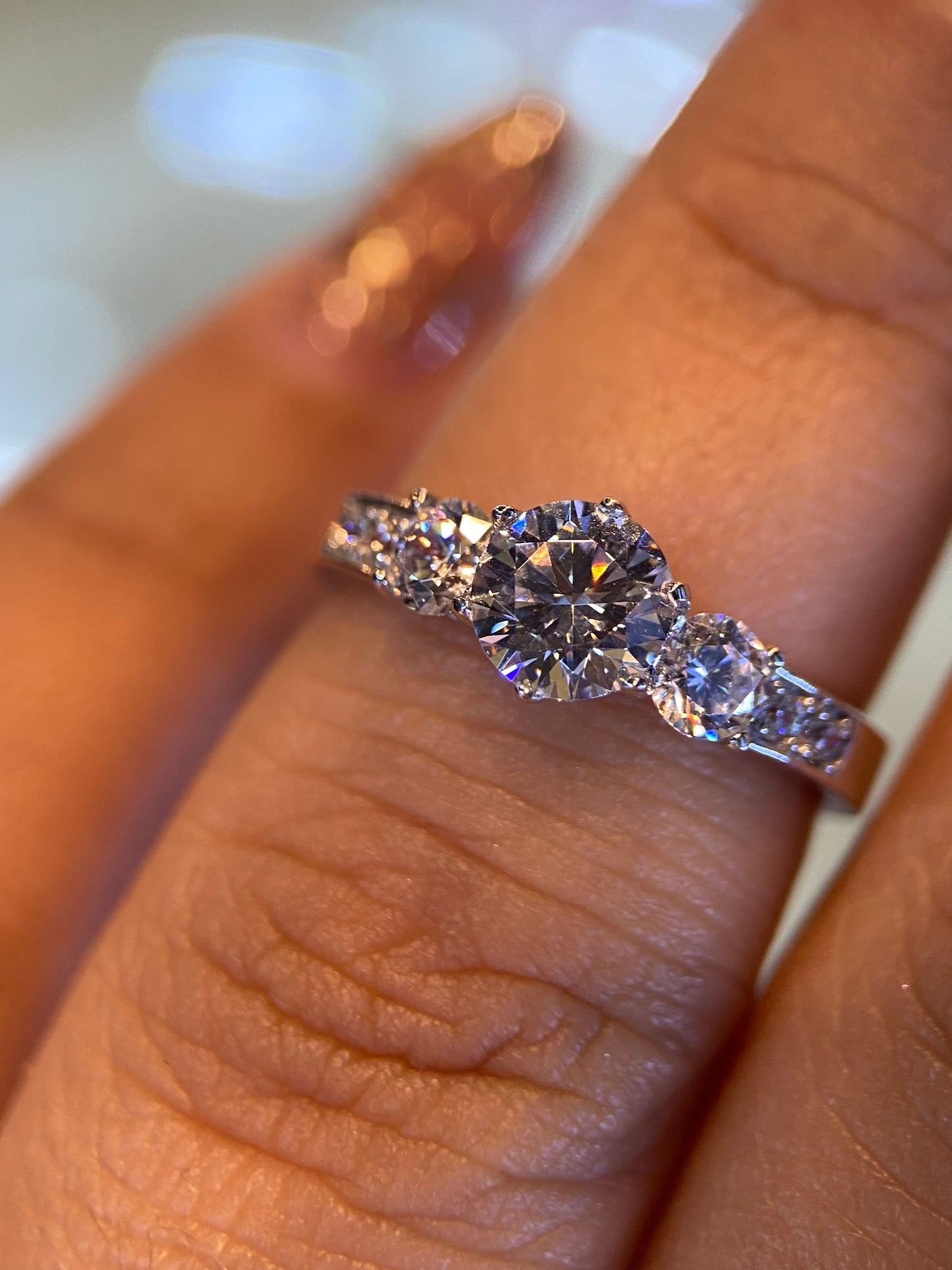 Anillo de compromiso en oro