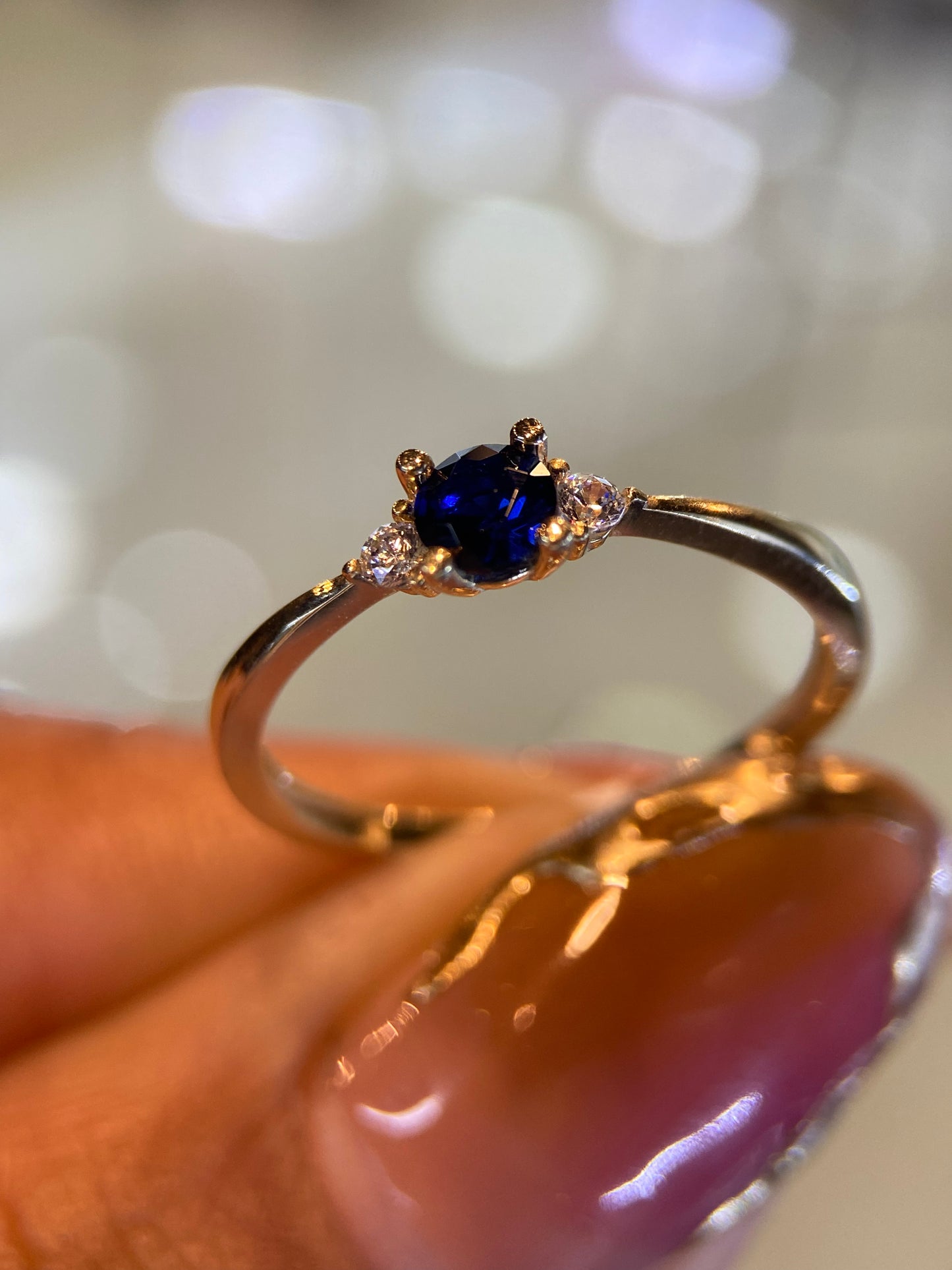 Anillo de compromiso en oro