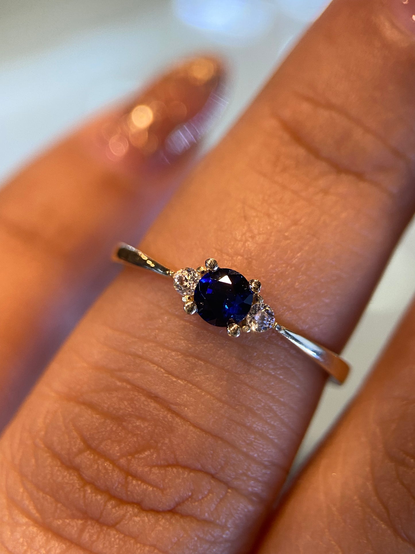 Anillo de compromiso en oro