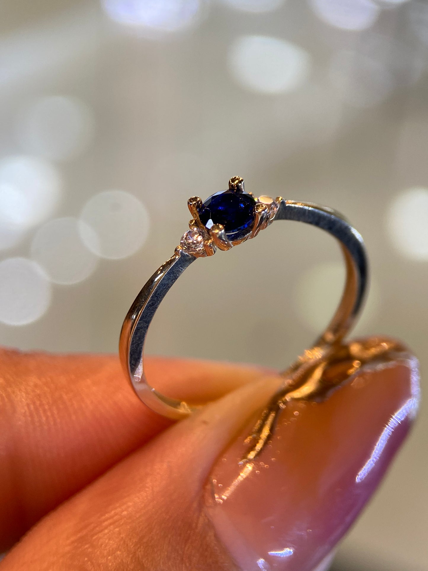 Anillo de compromiso en oro