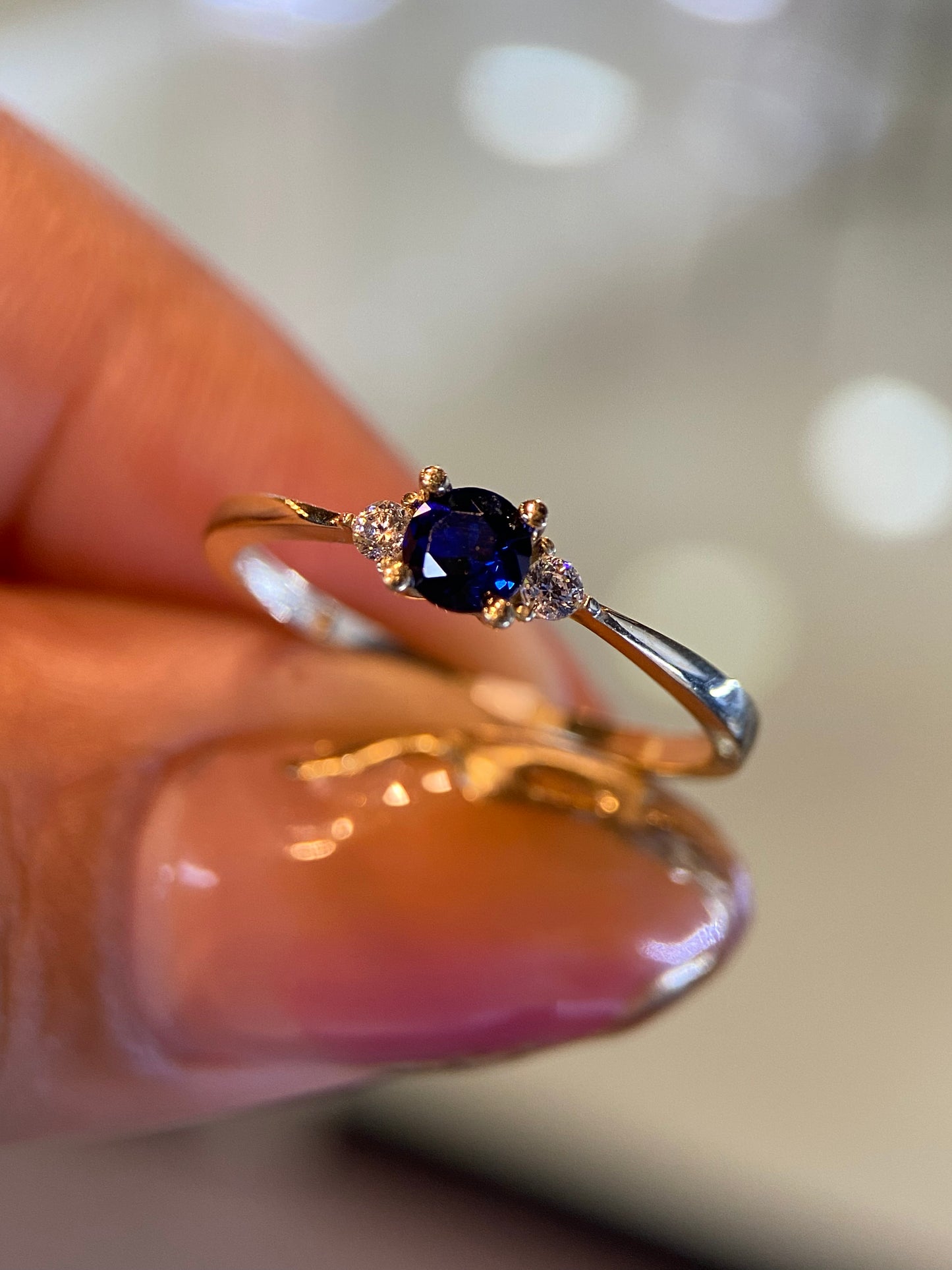 Anillo de compromiso en oro
