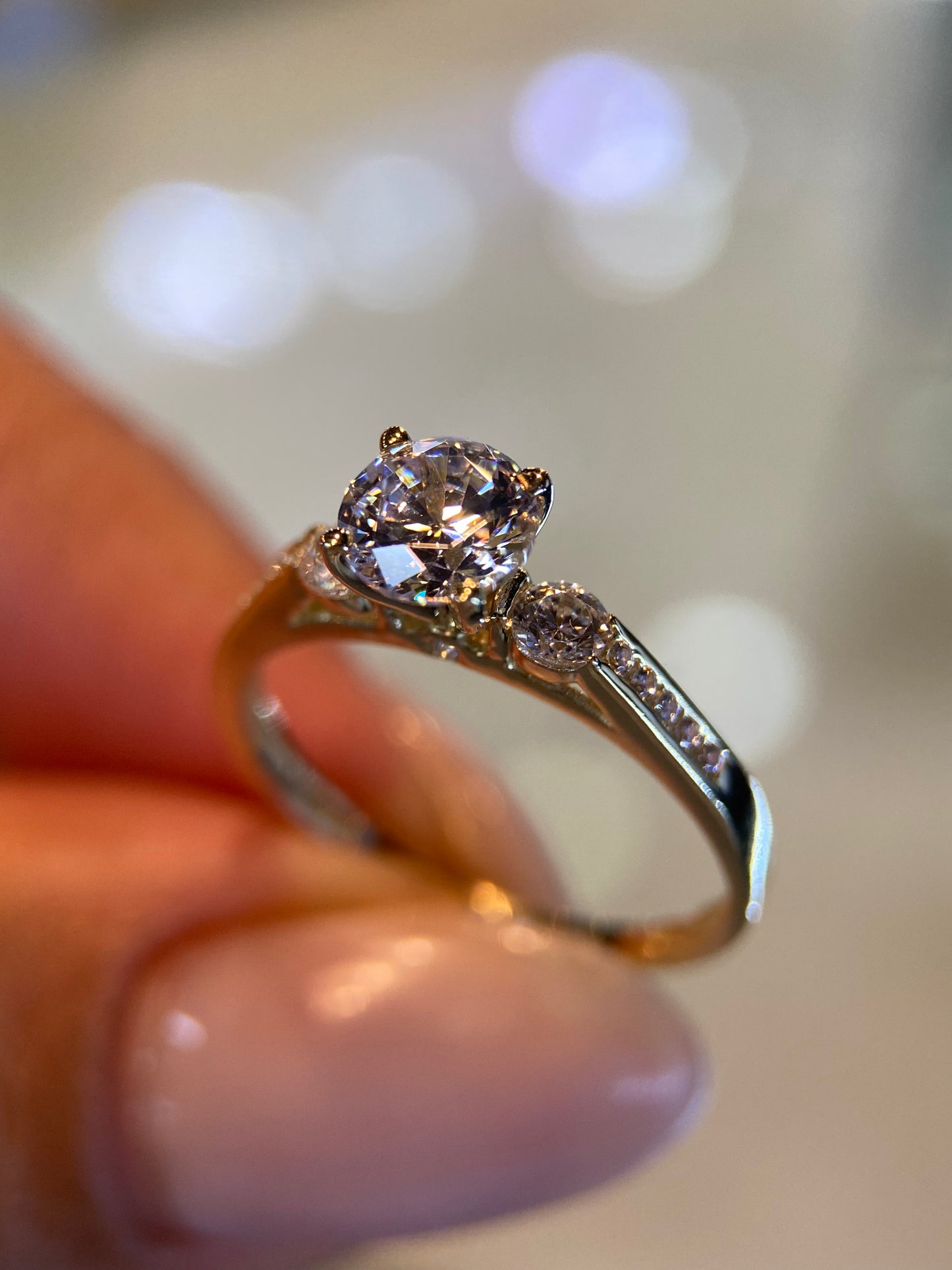 Anillo Cecilia en oro