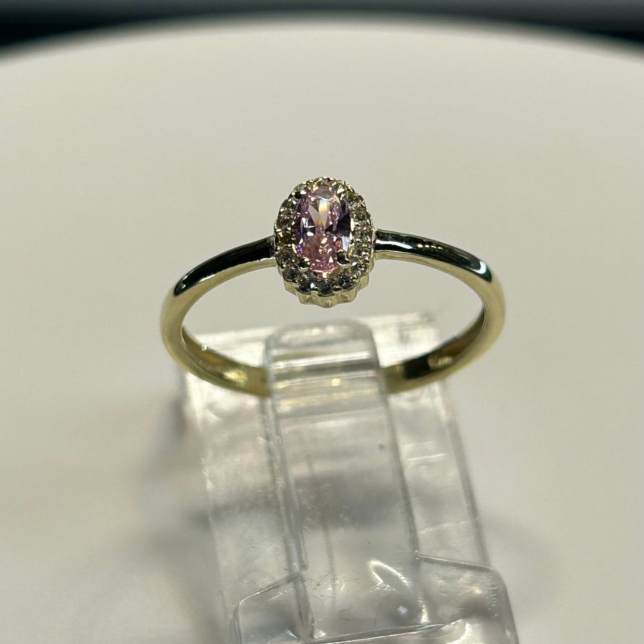 Anillo de compromiso en oro