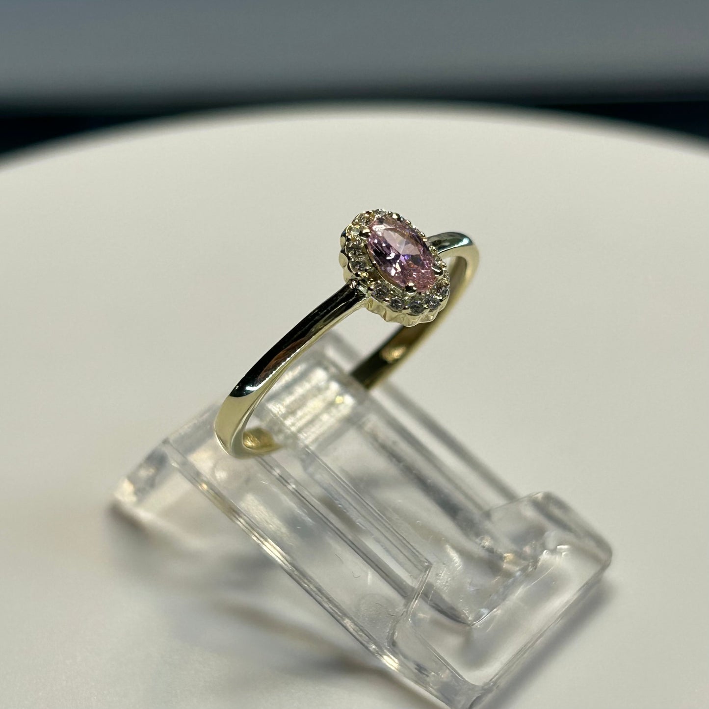 Anillo de compromiso en oro