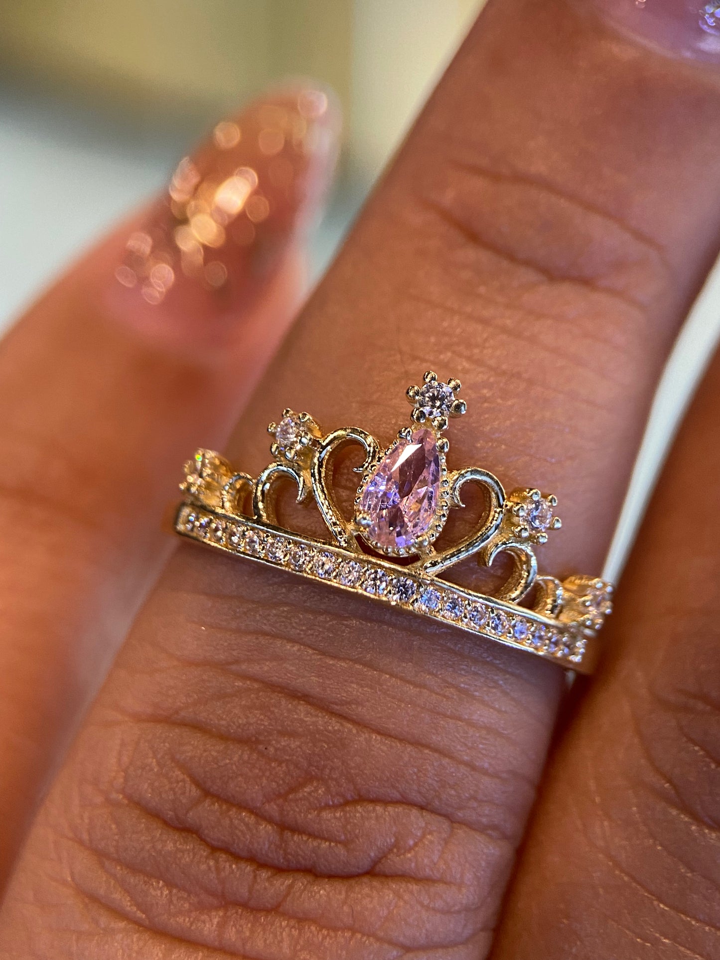 Anillo Corona Miss en Oro