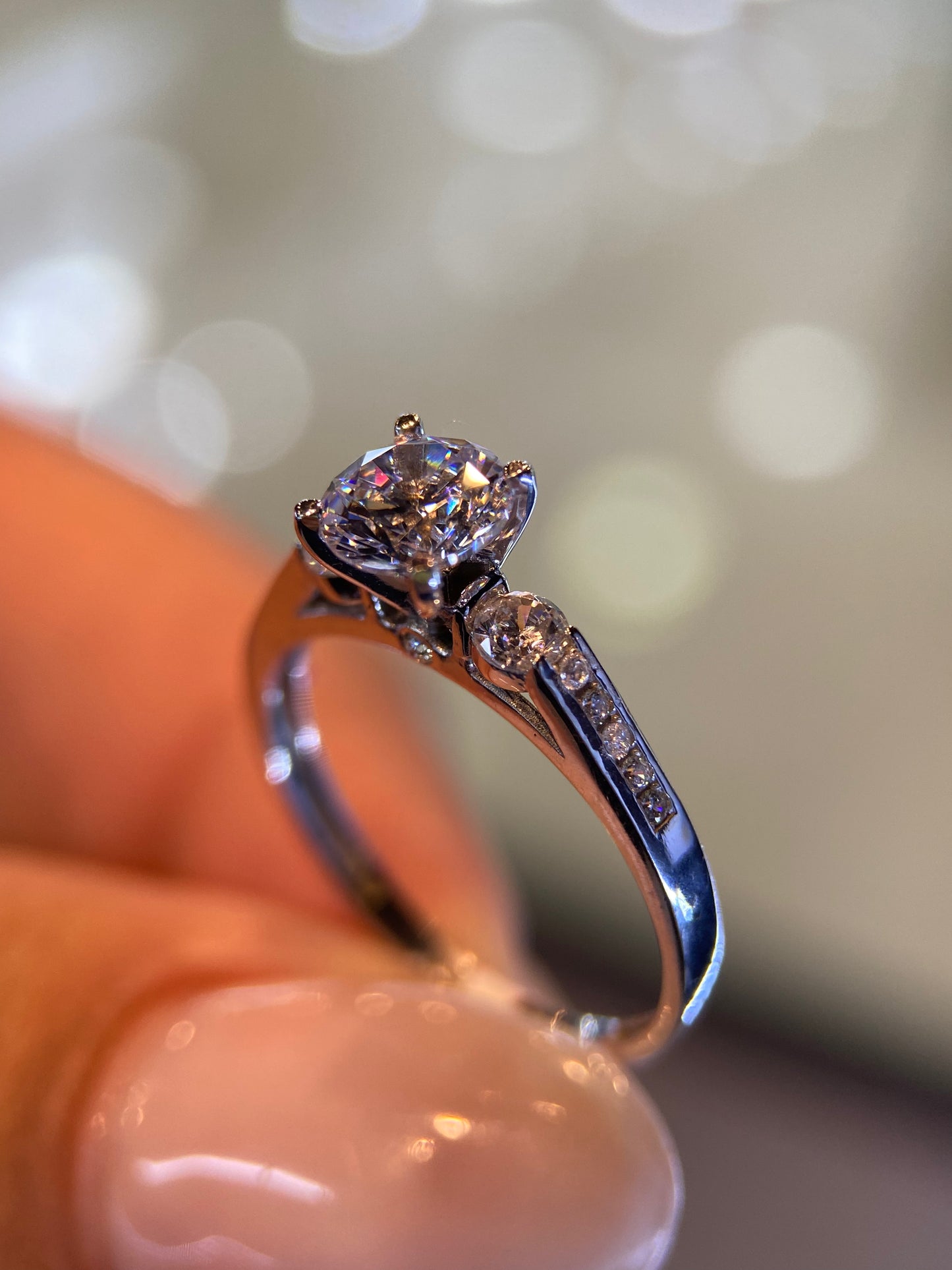 Anillo Blanca  en oro