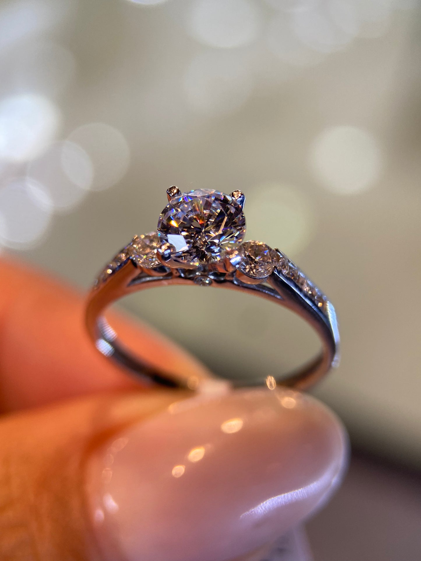 Anillo Blanca  en oro