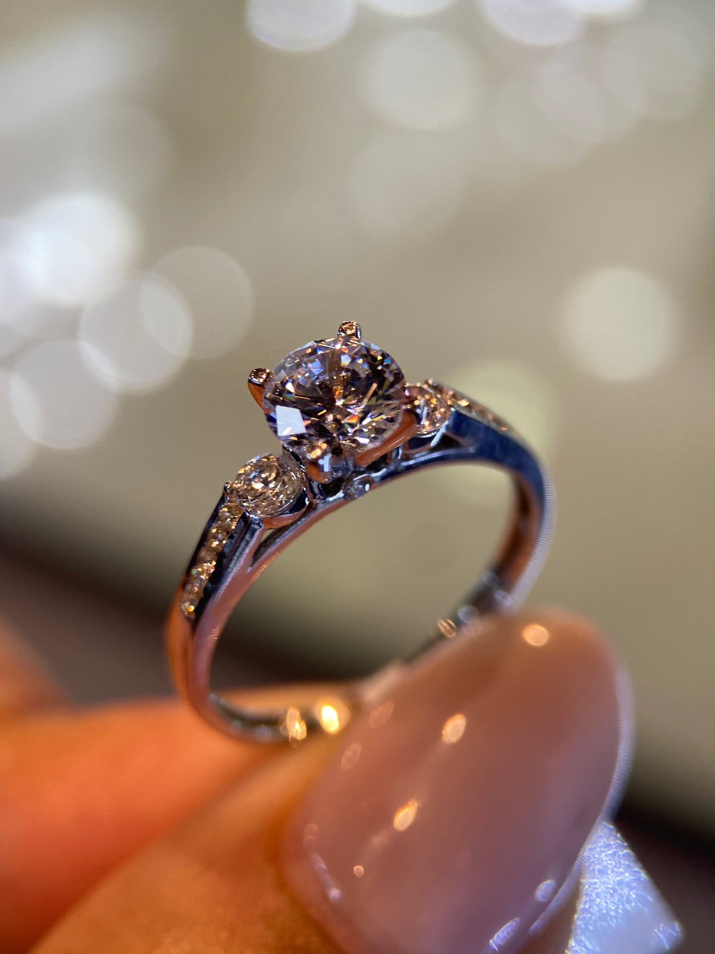 Anillo Blanca  en oro