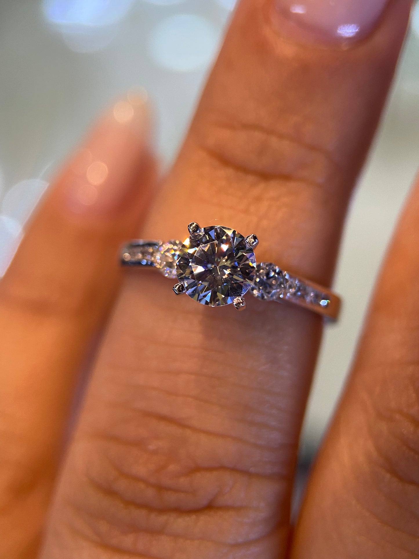 Anillo Blanca  en oro