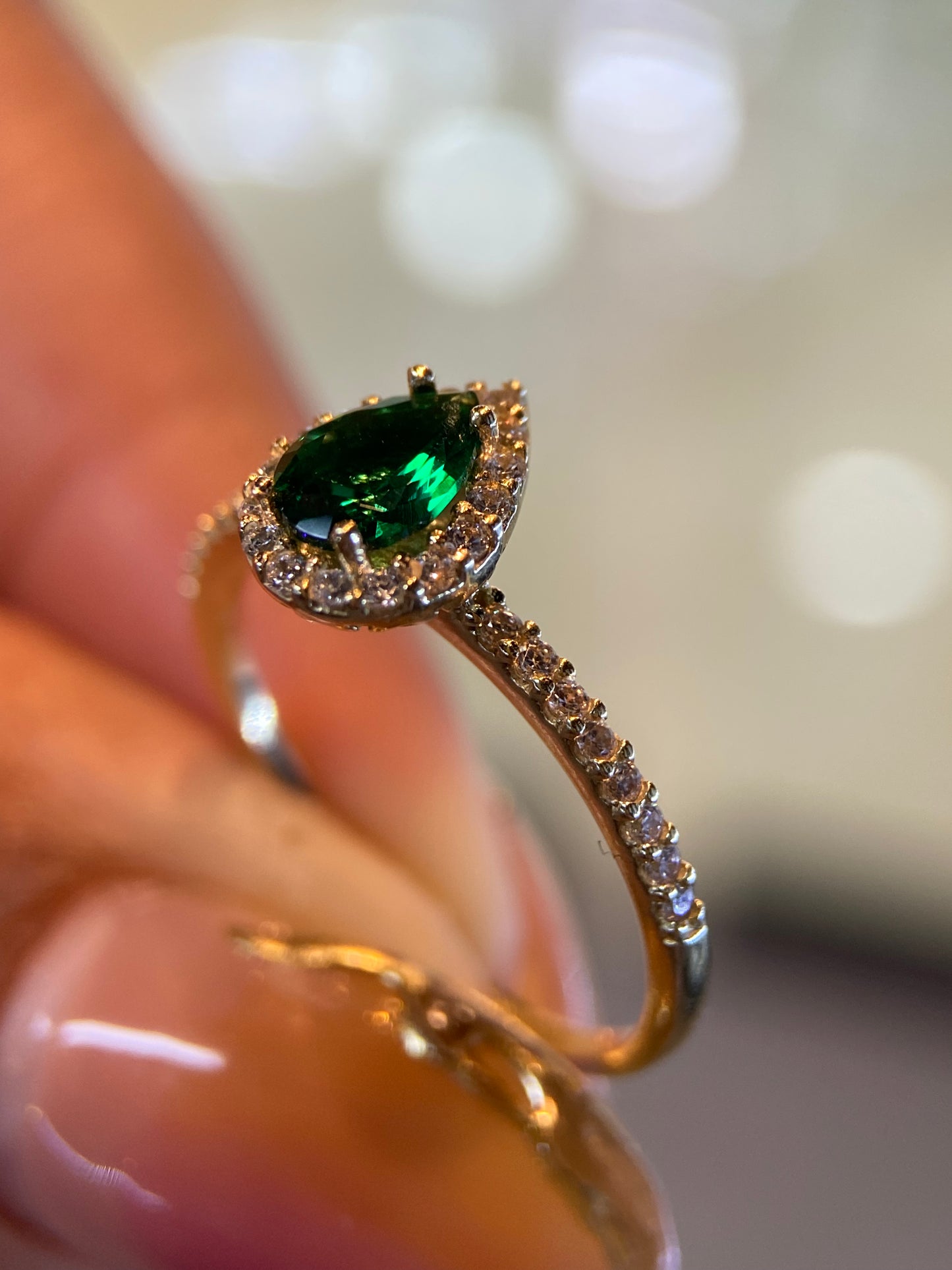 Anillo de compromiso en oro